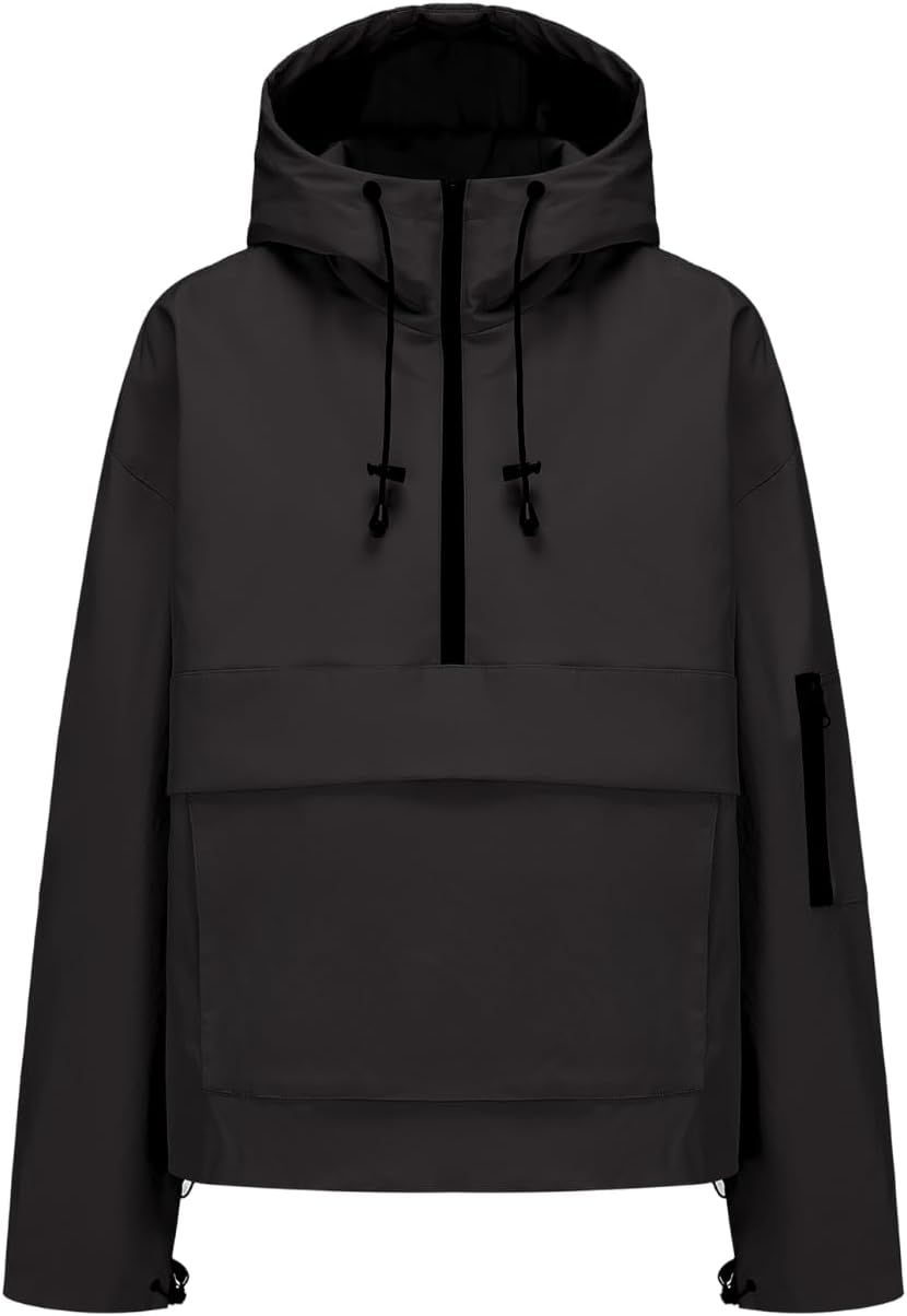 Thumbnail 5 de PUFFIT Damen Regenjacke mit Kapuze – Wasserdicht, winddicht und oversize, ideal für Outdoor-Aktivitäten