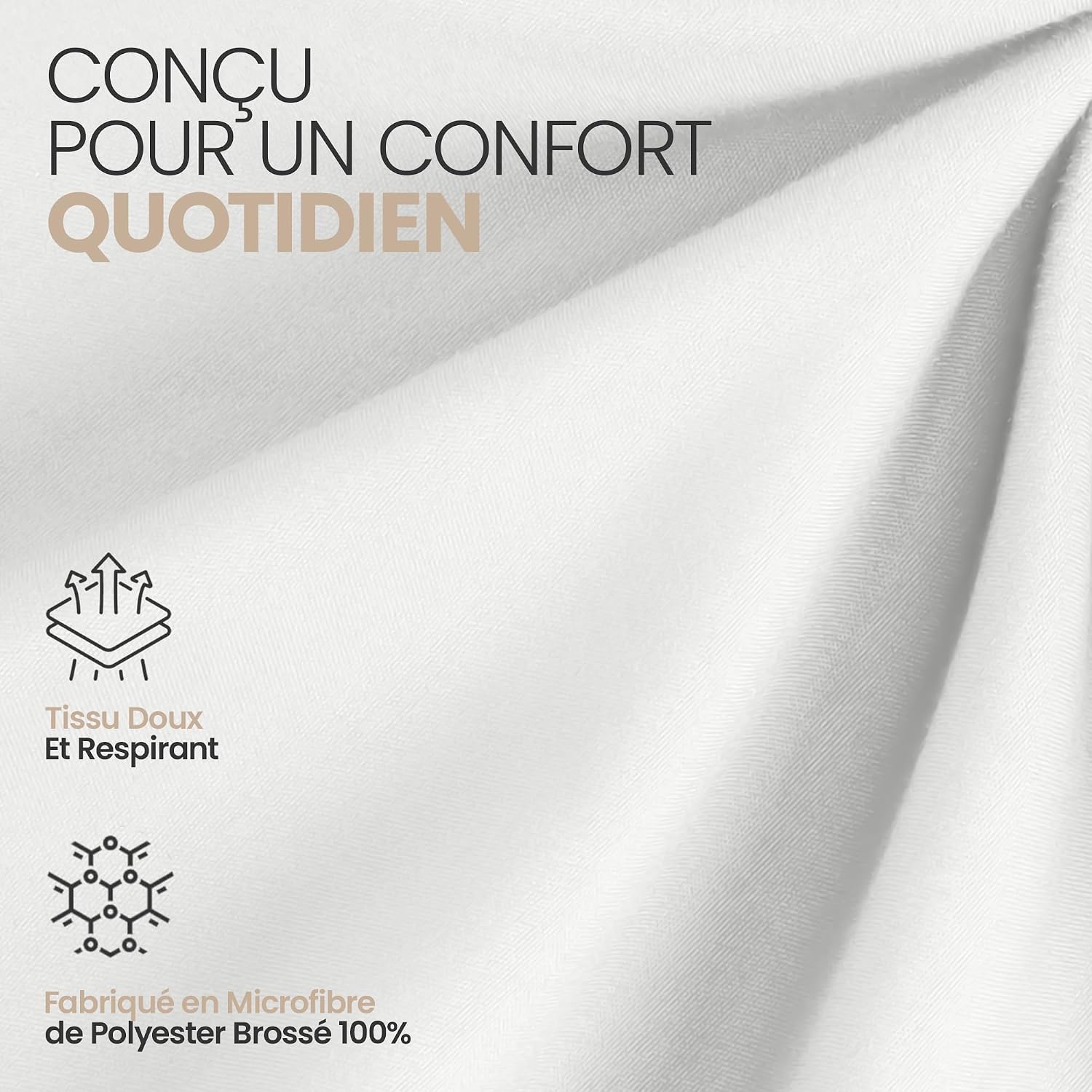 Thumbnail 6 de Utopia Bedding 180 x 200 Drap Housse 35 cm