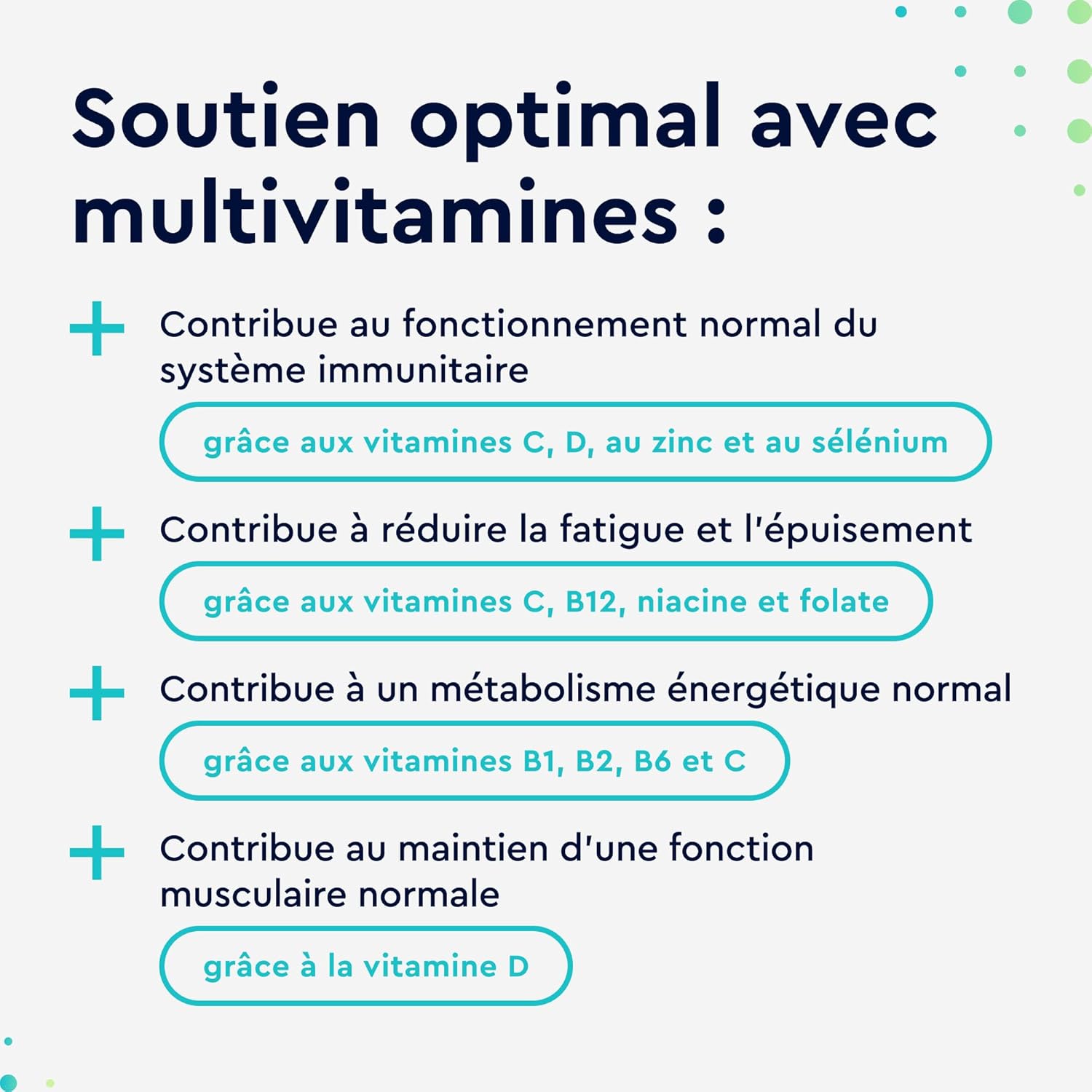 Detalle de gloryfeel Multivitamines 450 comprimĂ©s đ