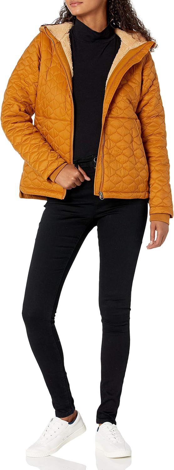 Thumbnail 3 de Amazon Essentials Damen leichte, gesteppte Steppjacke mit Sherpa-Futter und durchgehendem Reißverschluss