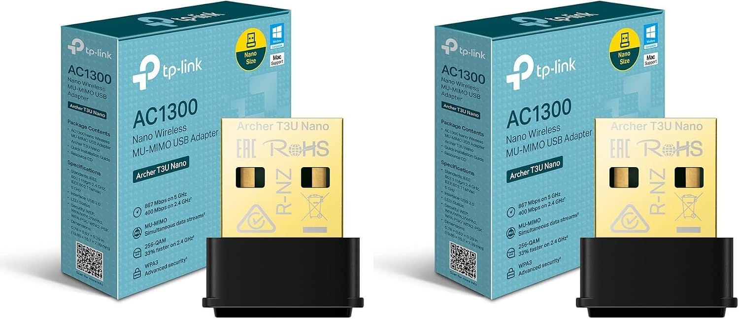 Detalle de TP-Link AX300 WiFi 6 USB: Chiavetta WiFi per PC Fisso – velocità e versatilità con supporto Windows e Linux