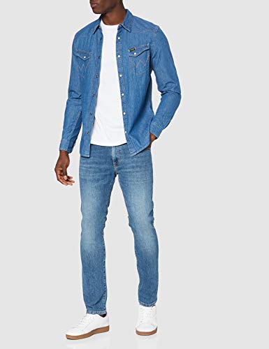 Detalle 2 de Wrangler LS Western Denim Shirt camisa vaquera 1 unidad L
