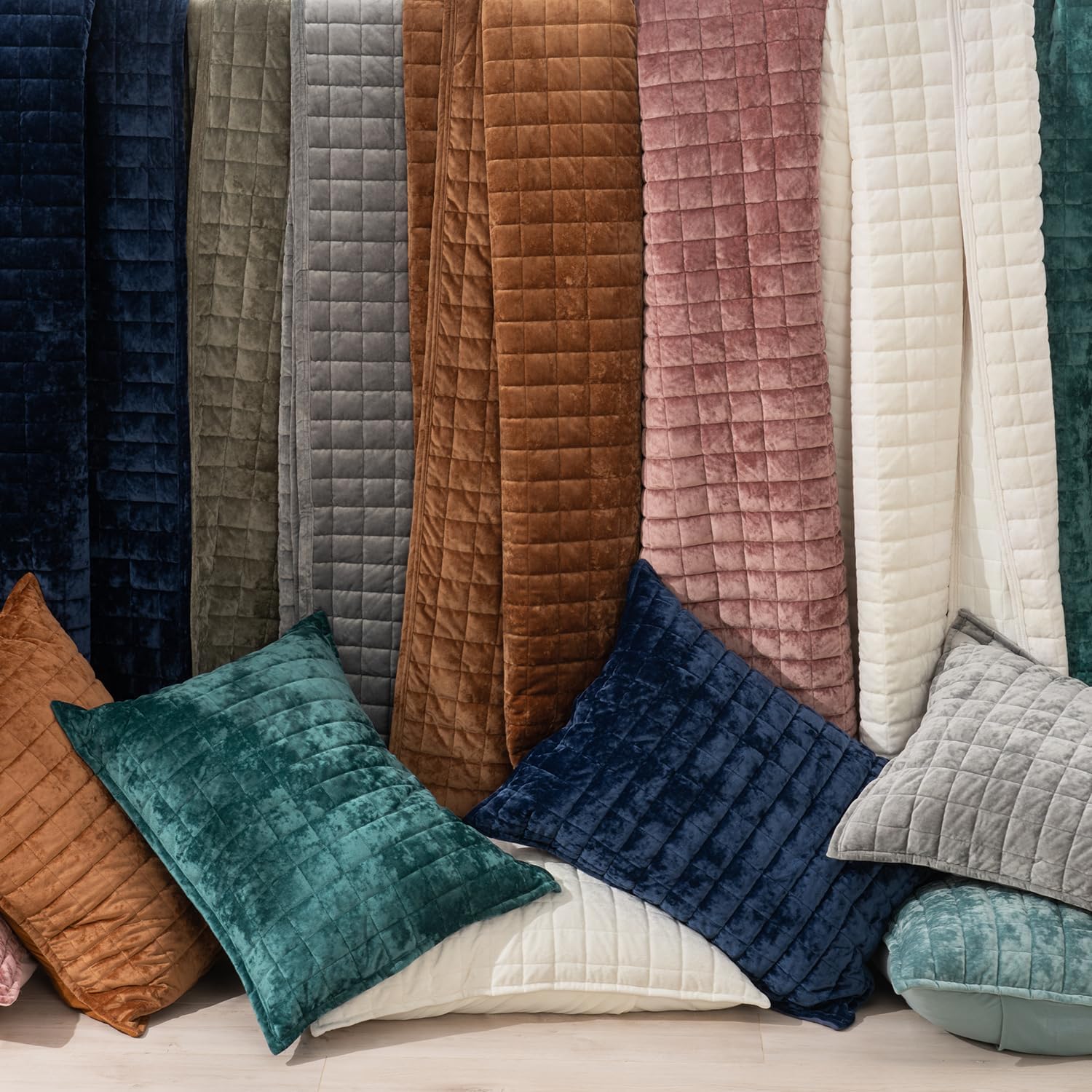 Thumbnail 6 de RECYCO Luxury Velvet Quilt Set King