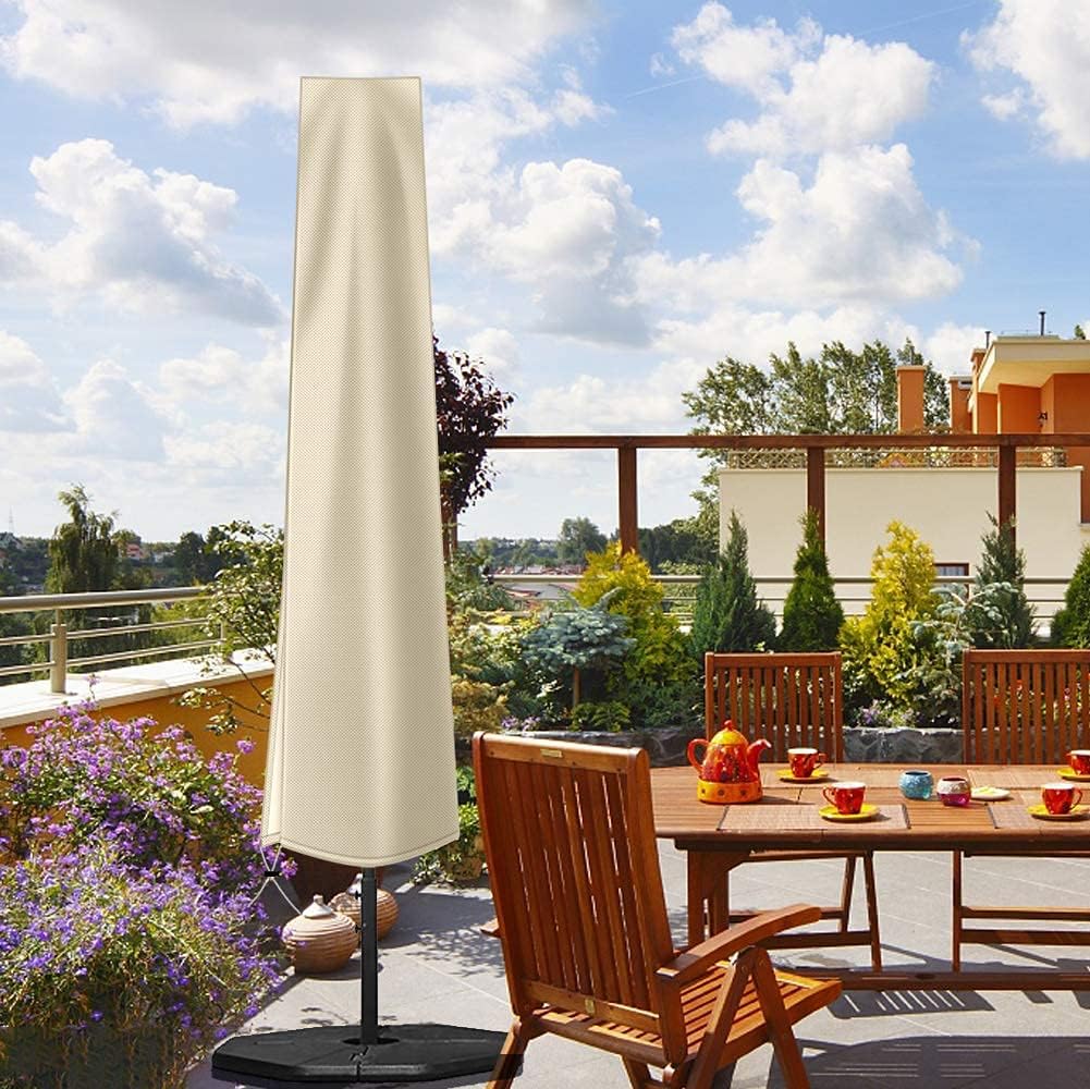 Thumbnail 5 de OKPOW Parasol Cover – Waterproof Heavy Duty Protection for 2.5m–4m Umbllas
