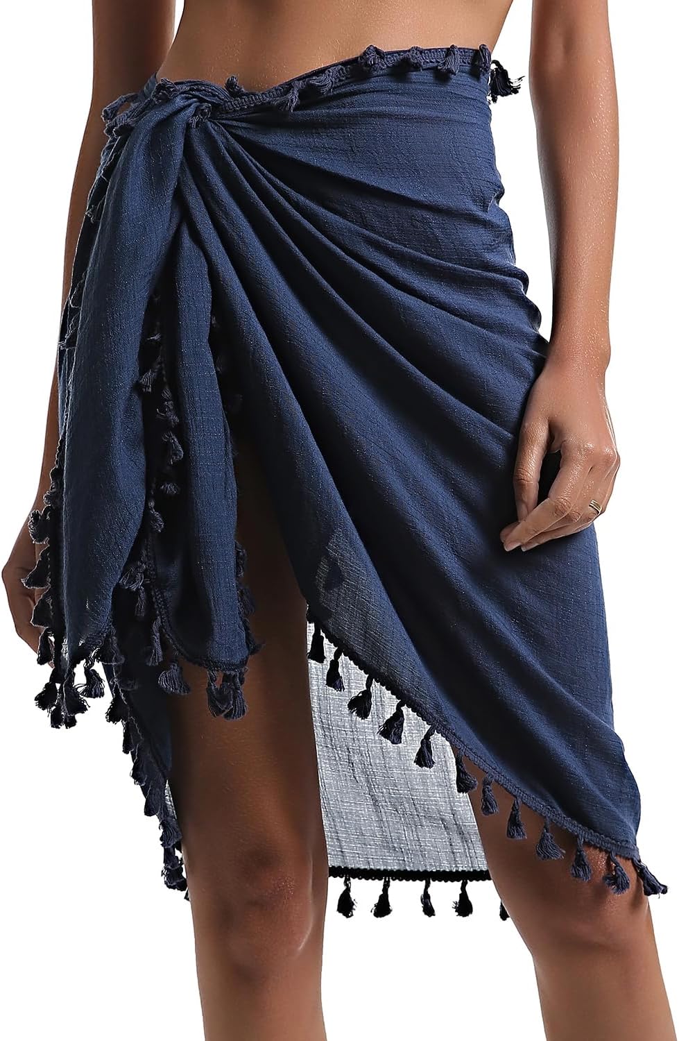 Thumbnail 6 de Eicolorte Sarong Cover Up for Women: Versatile Beach Cover-Up Sarong with Tassels
