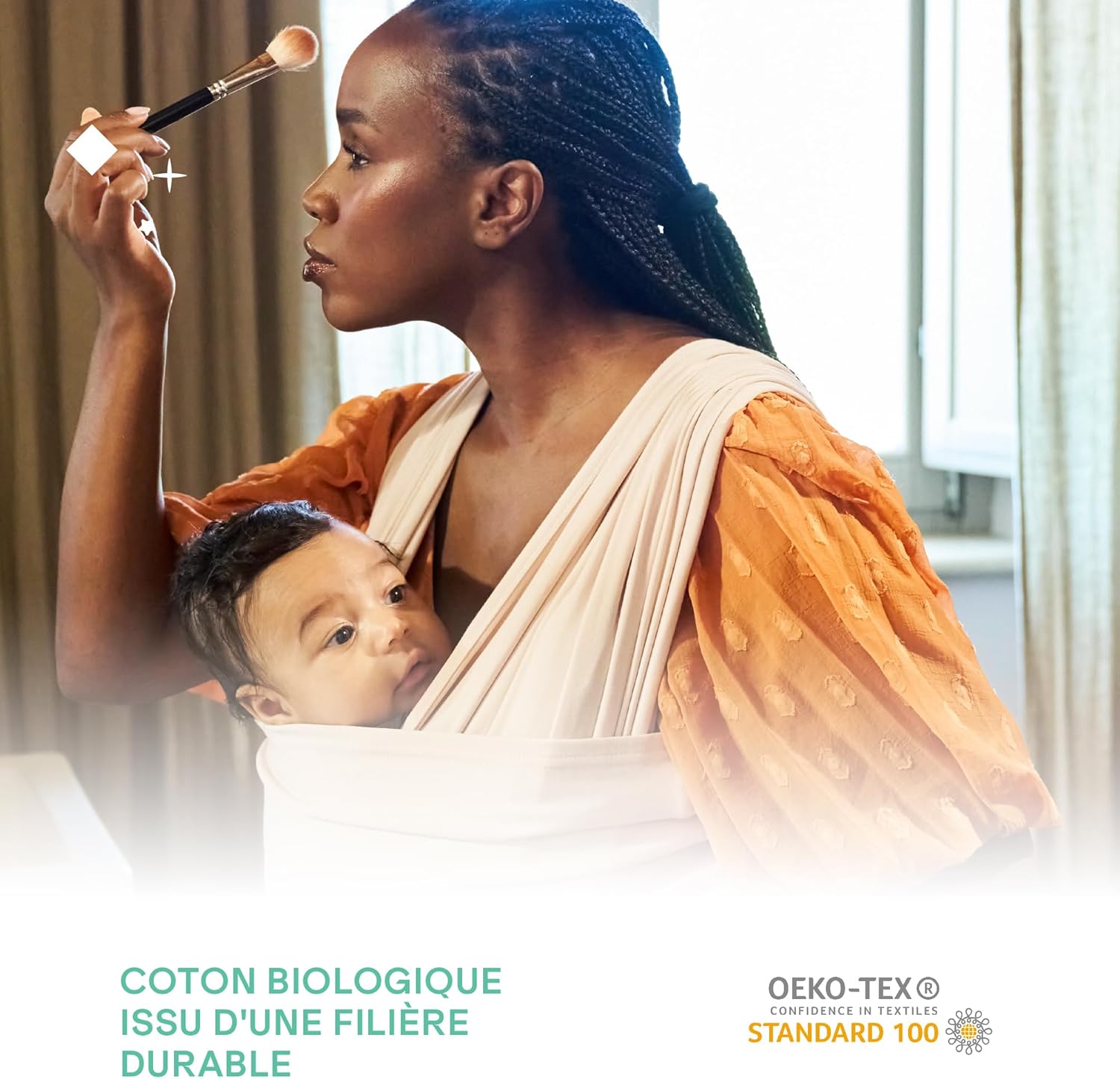 Thumbnail 2 de Koala Babycare Cuddle Band 2.0 écharpe de portage bébé élastique (jusqu’à 15 kg), ajustable et unisexe