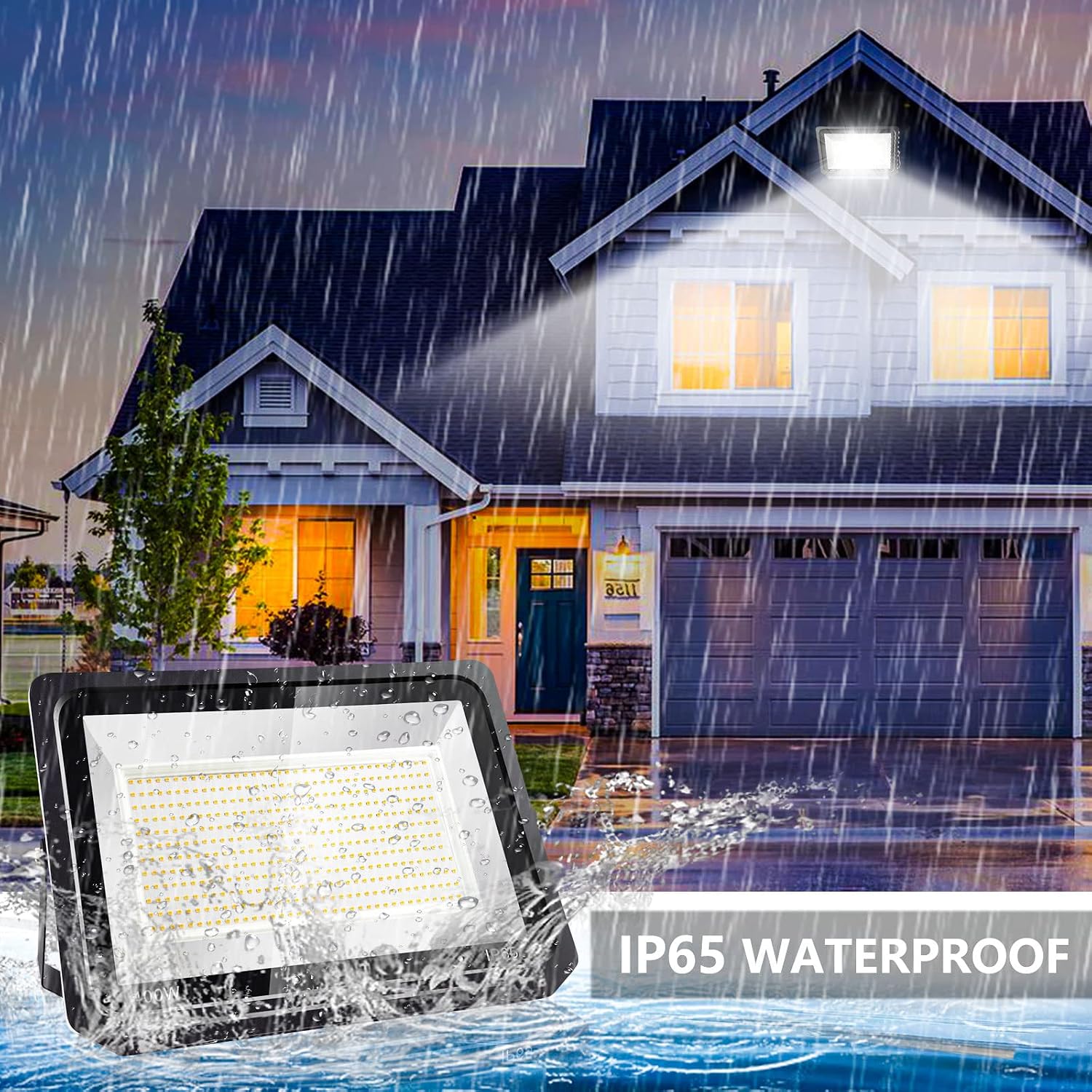 Thumbnail 2 de Probapro 500W Outdoor LED Floodlight (50000LM, 3000K) – IP65 Warm White Security Light