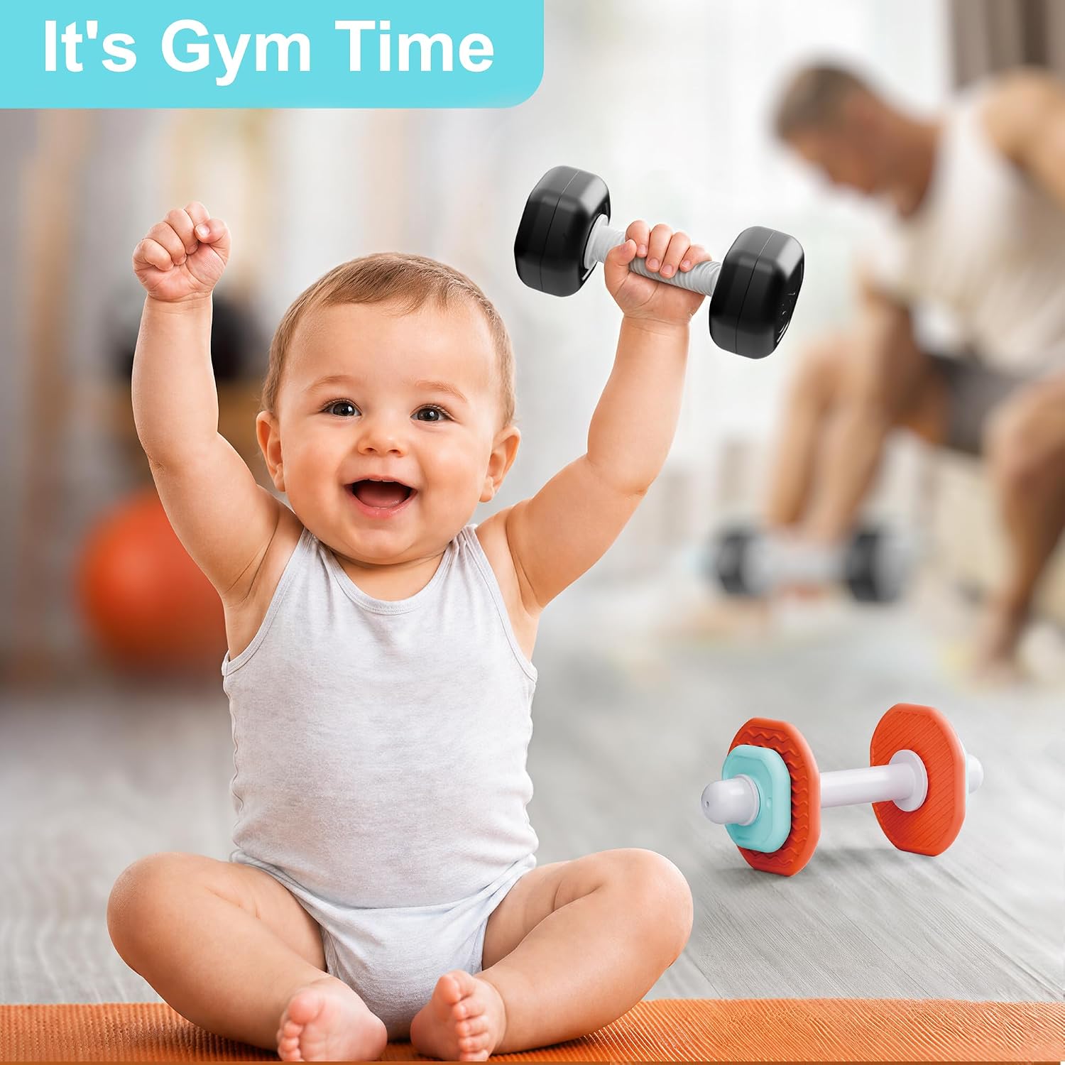 Thumbnail 6 de iPlay iLearn Baby First Gym Rattle Set — 4pcs