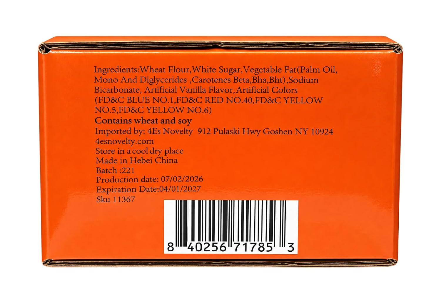 Detalle 2 de 4E's Novelty Halloween Fortune Cookies, 20 Individually Wrapped Treats