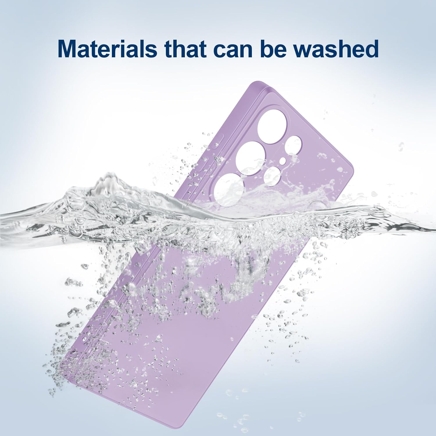 Thumbnail 3 de GiiYoon Hülle für Samsung Galaxy S25 Ultra – Hochwertiges Liquid Silicone Case in Lila