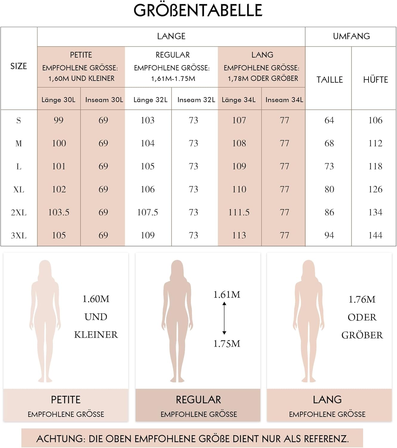 Thumbnail 5 de HMIYA Weite Hose Damen – Palazzo mit elastischer Taille, locker fallend und atmungsaktiv