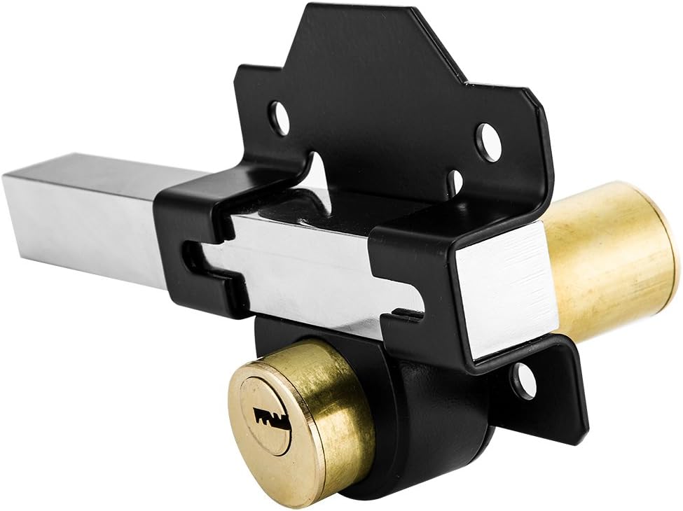 Detalle de Concise Home 70mm Big Double Long Throw Gate Lock with 5 Keys