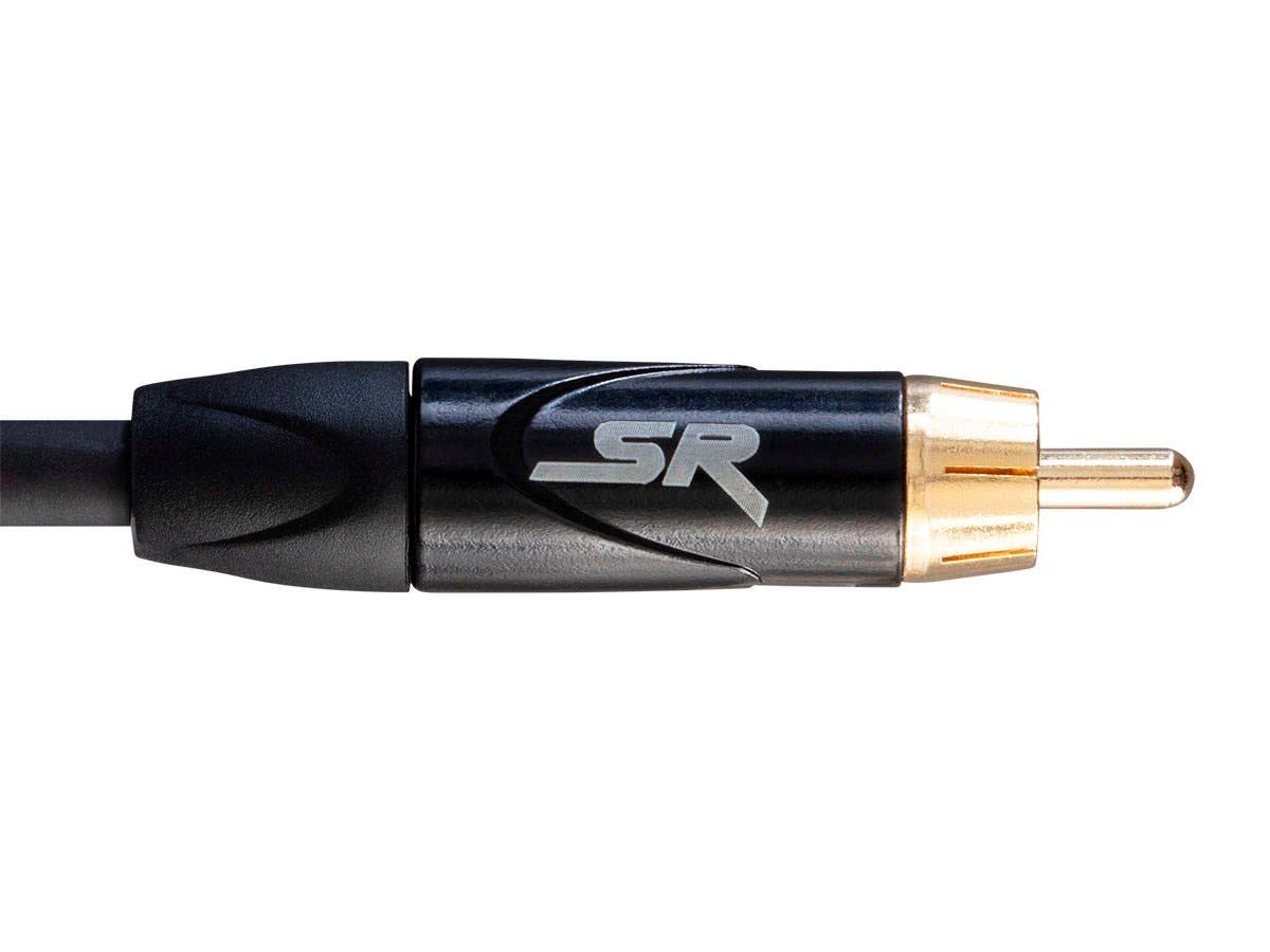 Detalle de Monoprice On Tour XLR Male to RCA Male Cable (1 Foot) – Stage Right Series
