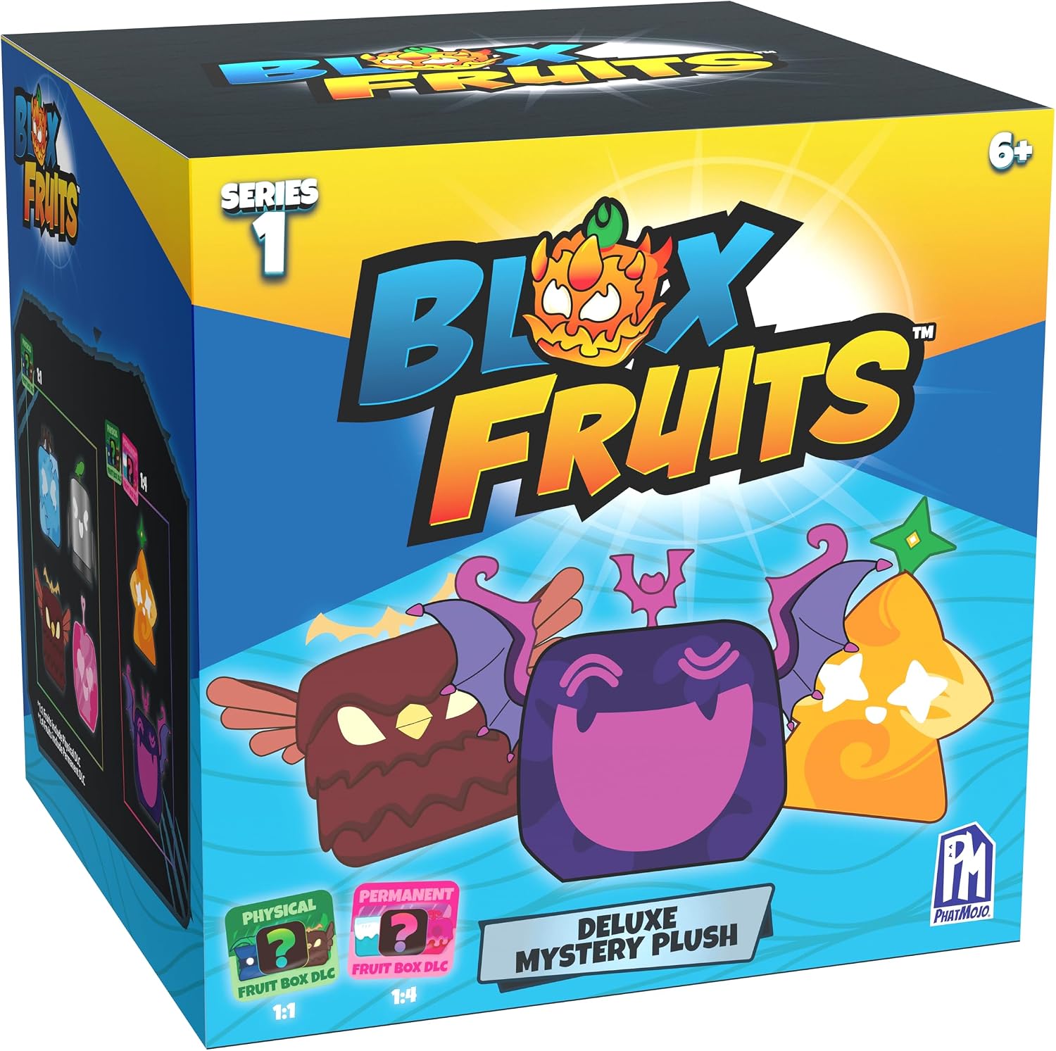 Detalle 2 de Fruchtplüsch von Blox Fruits (ca. 20 cm) – Collectible Plush S1 inkl. DLC-Code