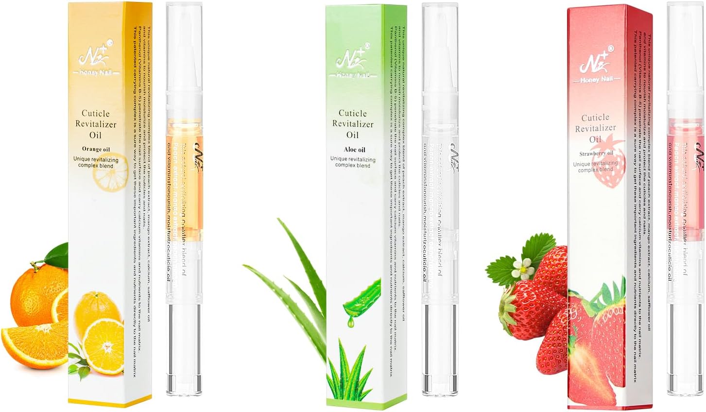 LOPHE 3 stylos huile pour cuticules : soin nourrissant et hydratant des ongles et de la cuticule