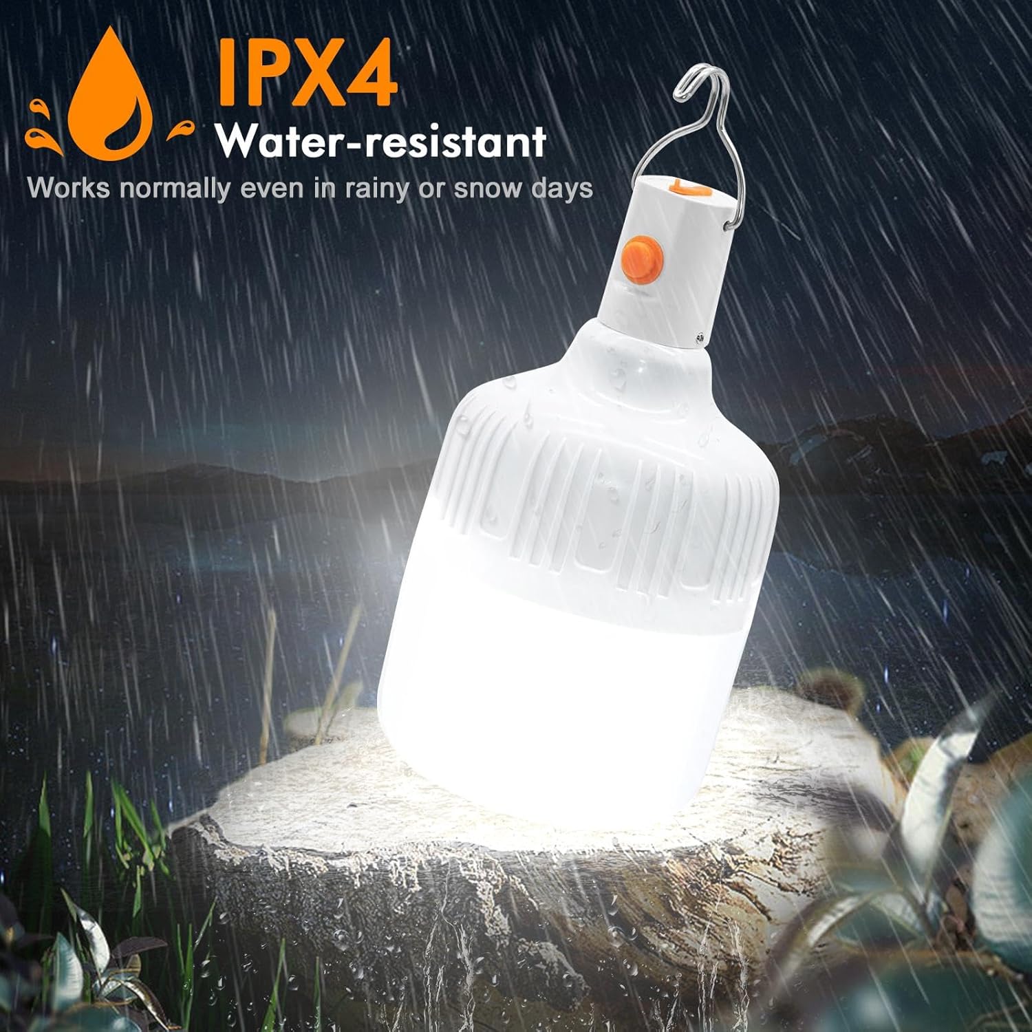 Thumbnail 5 de Ledeak 2 Pcs Camping Light – USB Rechargeable 500-Lumen Lanterns