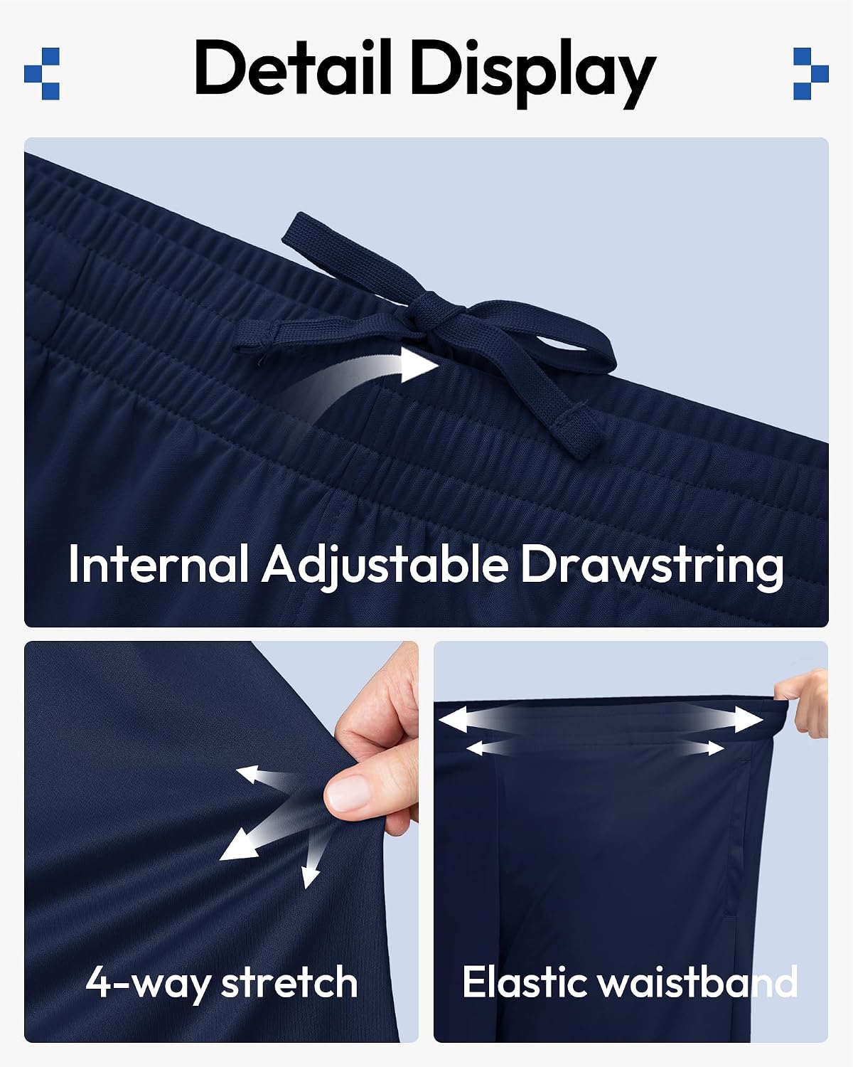 Detalle de BALENNZ Boys’ Basketball Shorts, 5-Pack