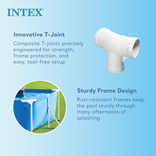 Detalle de Intex 28270NP Small Frame: Piscina Desmontable Rectangular de 220 x 150 x 60 cm