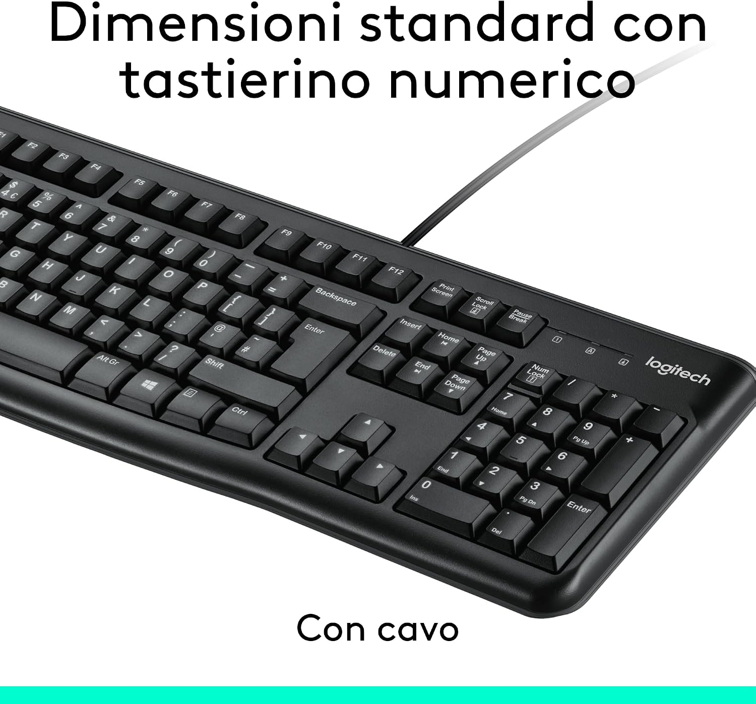 Detalle 2 de Logitech MK120 tastiera e mouse 1000 dpi