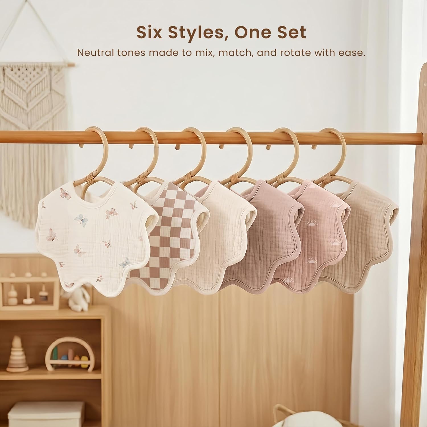 Thumbnail 6 de Konssy Baby Bandana Bibs, 100% Cotton