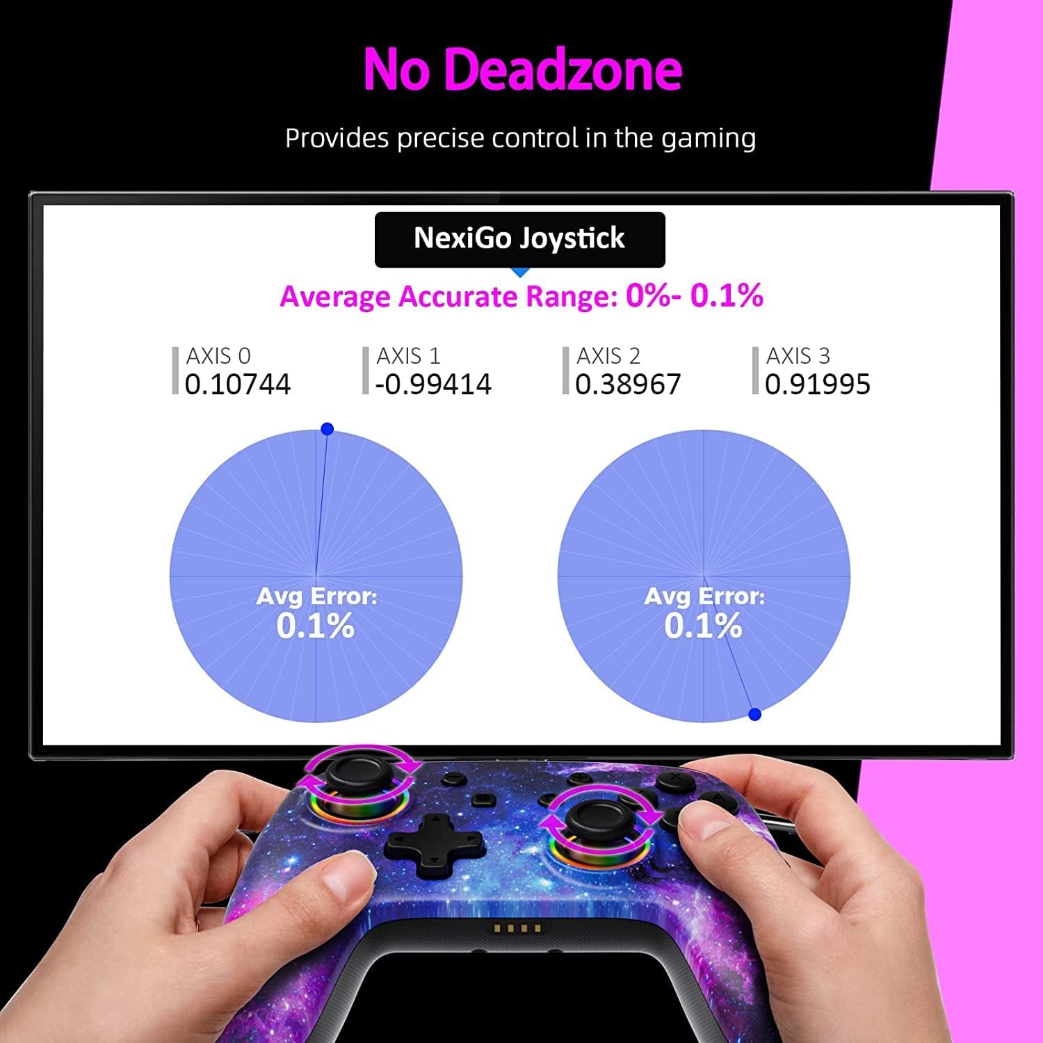 Detalle de NexiGo Wireless Controller for Nintendo Switch