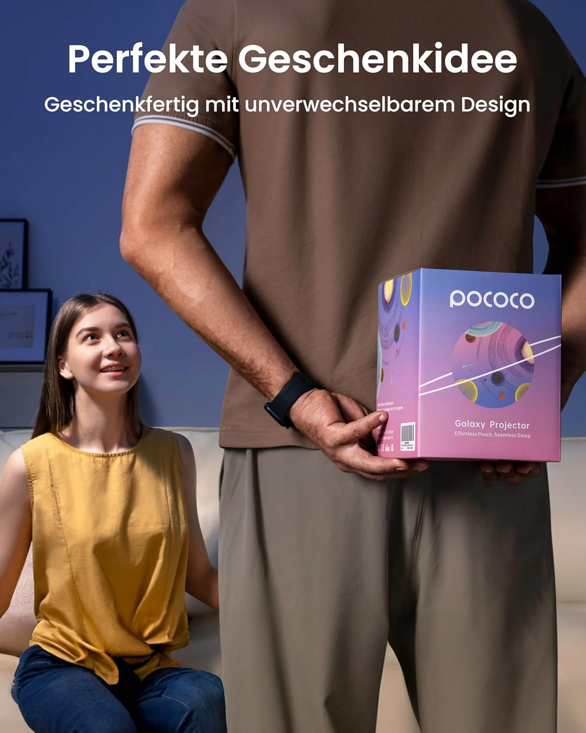Thumbnail 4 de POCOCO Sternenhimmel Projektor LED Galaxy Projektor fĂŒr Kinder đ