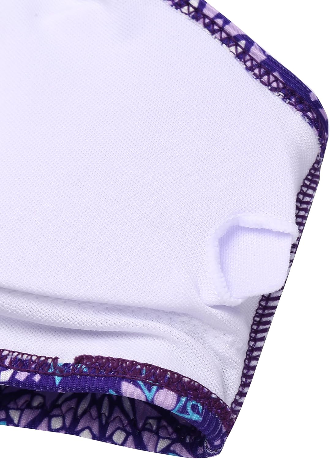 Detalle 2 de Arshiner Mädchen Bikini Set 3er Sommer Badeanzüge – Tankini mit Rock, Blumendruck, für Mädchen 5–15 Jahre