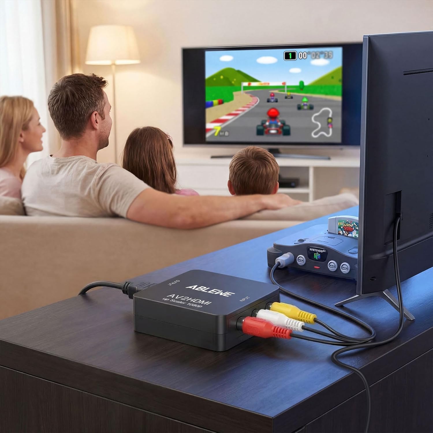 Thumbnail 3 de ABLEWE RCA to HDMI Adapter 1080P