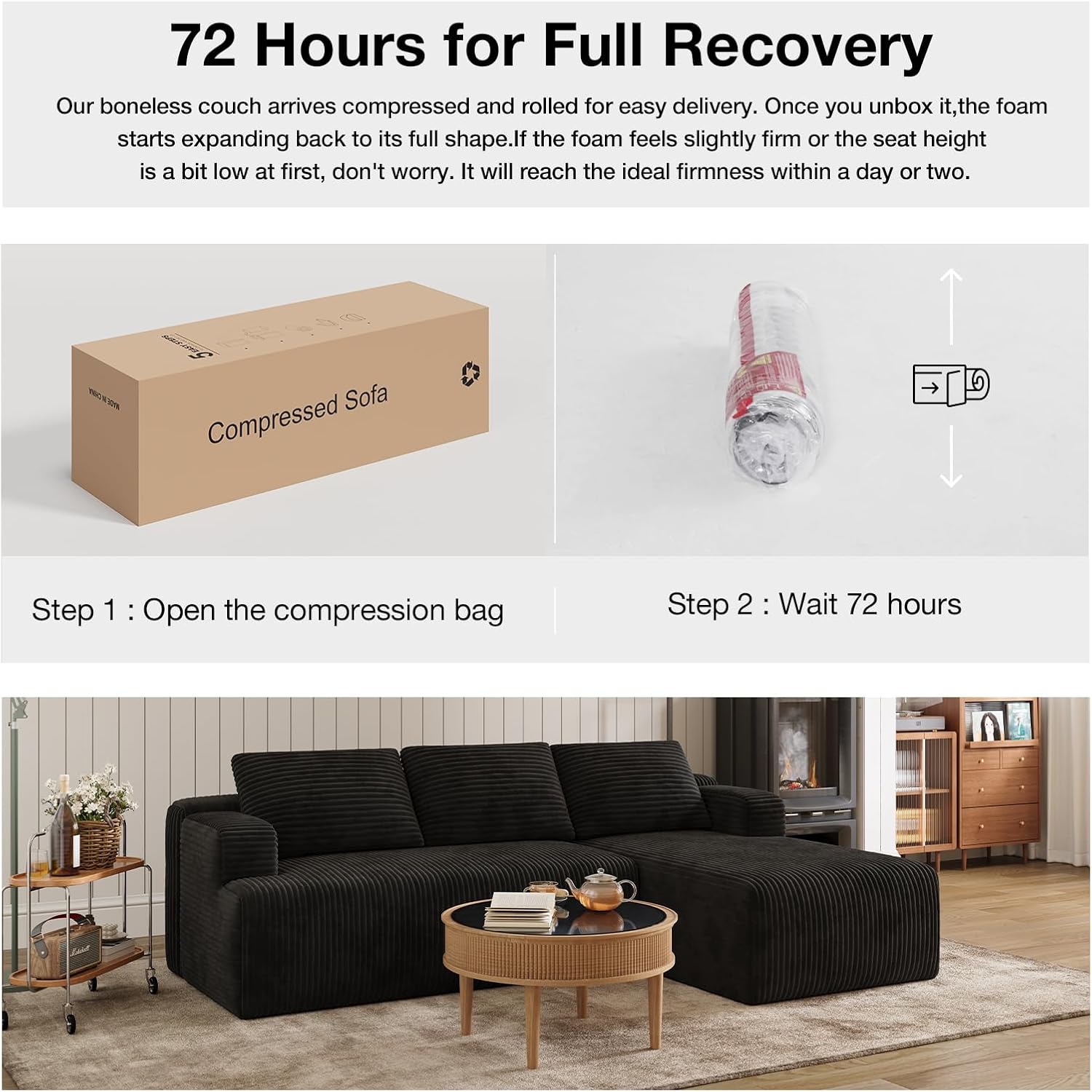 Thumbnail 2 de Novilla Modular Sectional Sofa 144-inch
