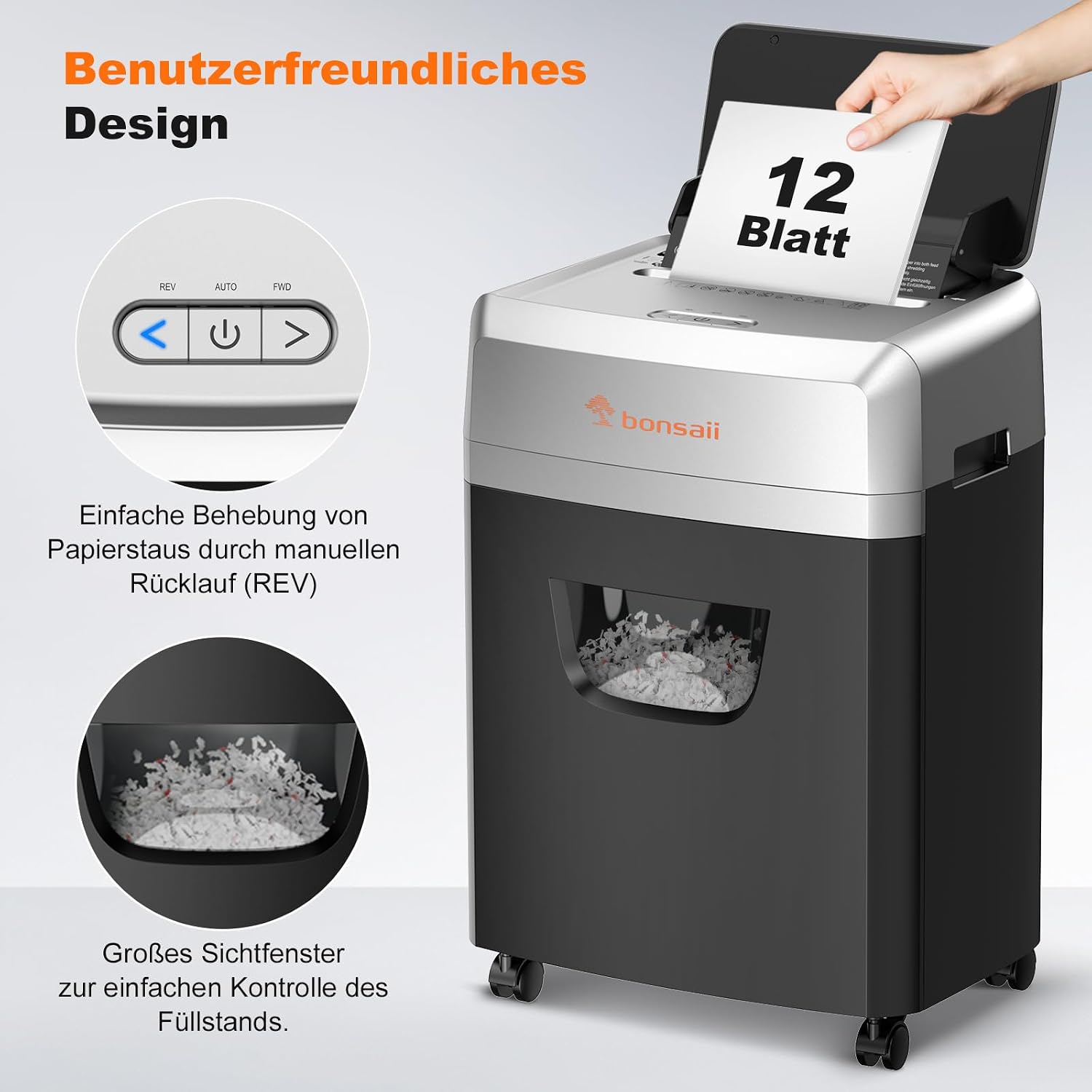 Thumbnail 4 de bonsaii C290-A Aktenvernichter 23 l