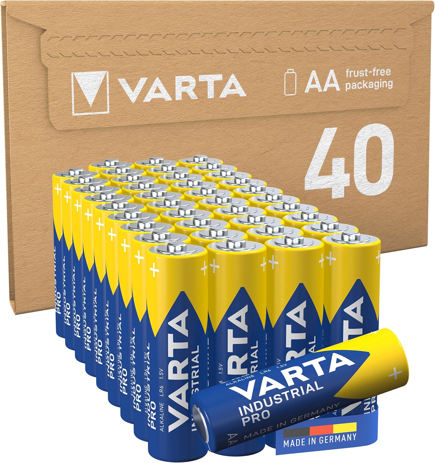 Detalle de VARTA Industrial Pro AA 40 unidades 1,5V