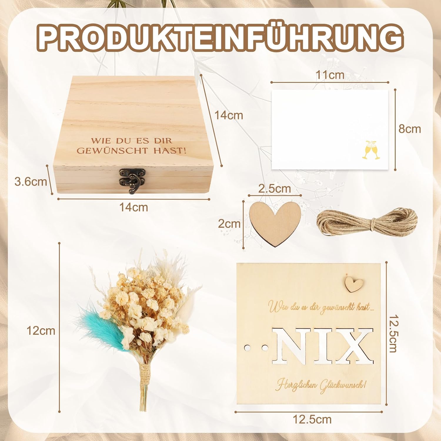 Thumbnail 6 de Nix Geschenk Holzbox von TUZELIYA mit 1