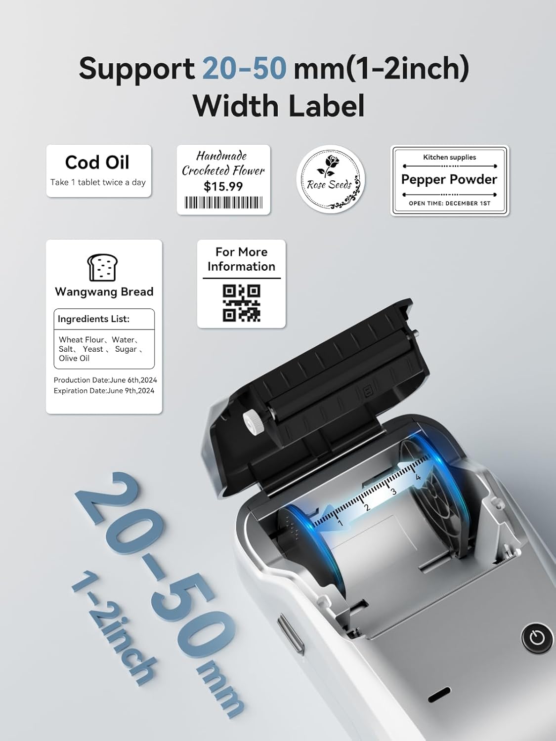 Detalle 2 de NIIMBOT B1 Portable Label Printer 2-inch