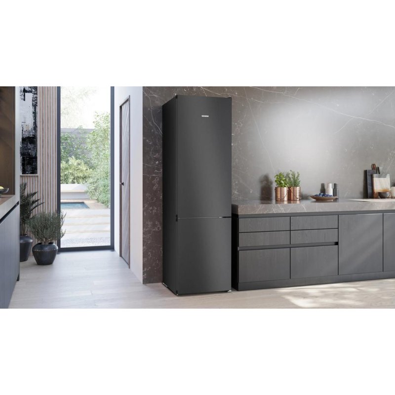 Detalle 2 de Siemens KG39NVXCG: Frigorífico combi Total No Frost, 363 L, 203 cm, Negro Acero inoxidable