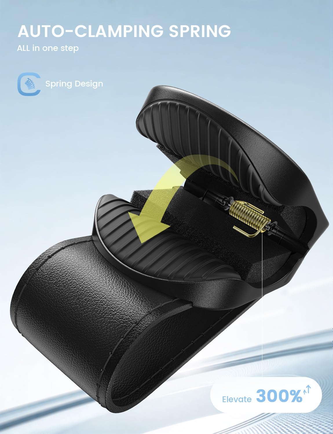 Detalle 2 de Lamicall Sunglasses Holder for Car Visor Auto-Lock