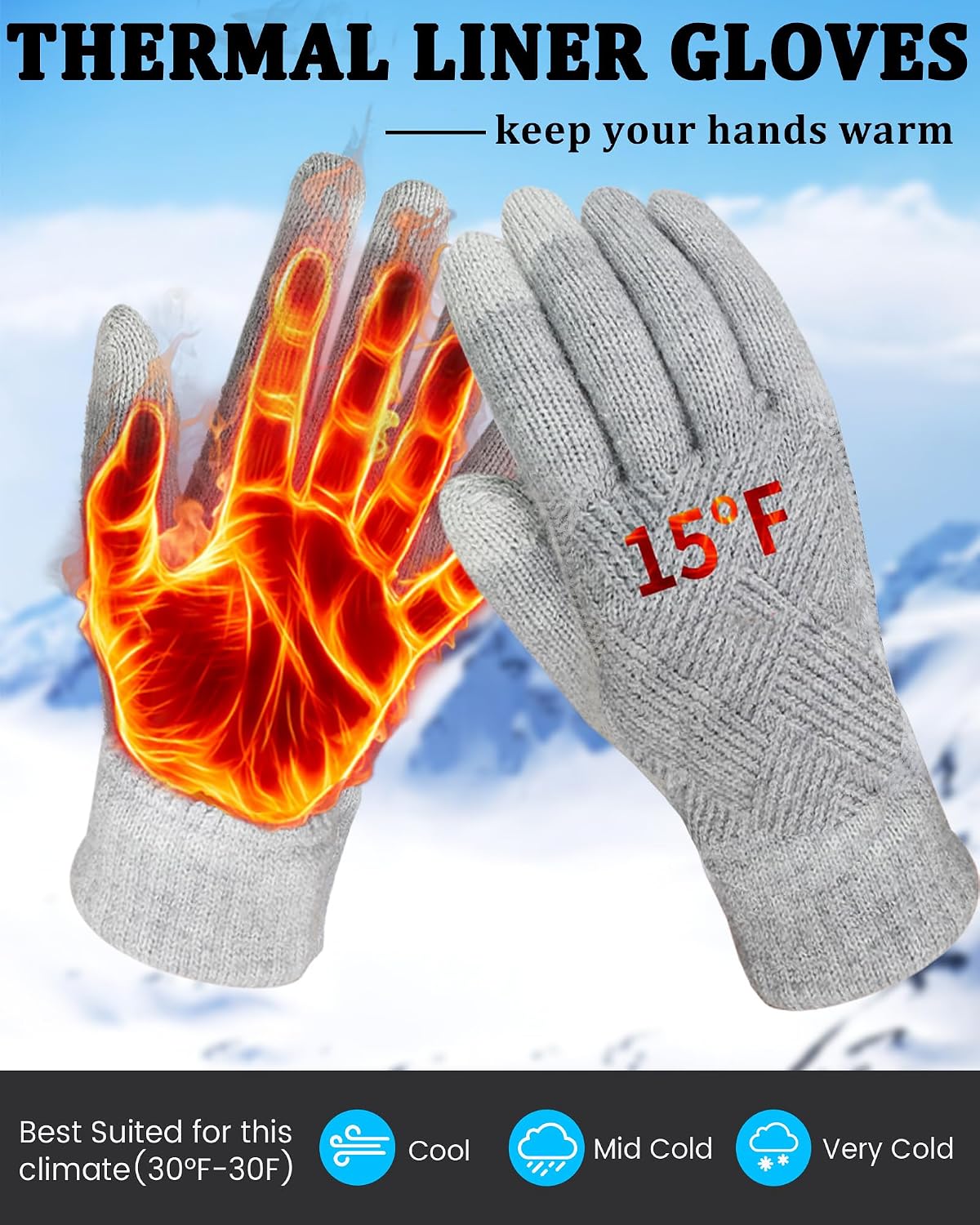 Detalle 2 de REACH STAR Winter Gloves