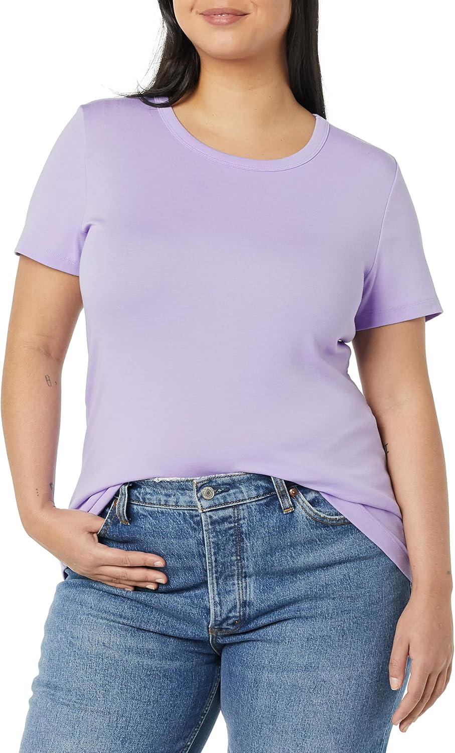Thumbnail 4 de Amazon Essentials Damen T-Shirt mit Rundhalsausschnitt – schmale Passform