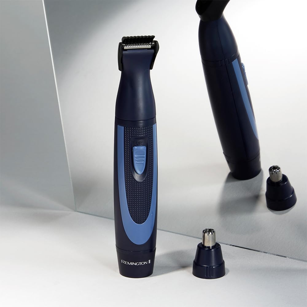 Detalle de Remington NE3890: Trimmer naso/orecchie & kit di Grooming da viaggio 13 pezzi