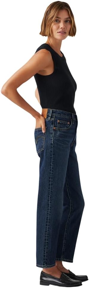 Detalle de Levi's Jeans da Donna 501 Crop High Rise, Straight Fit