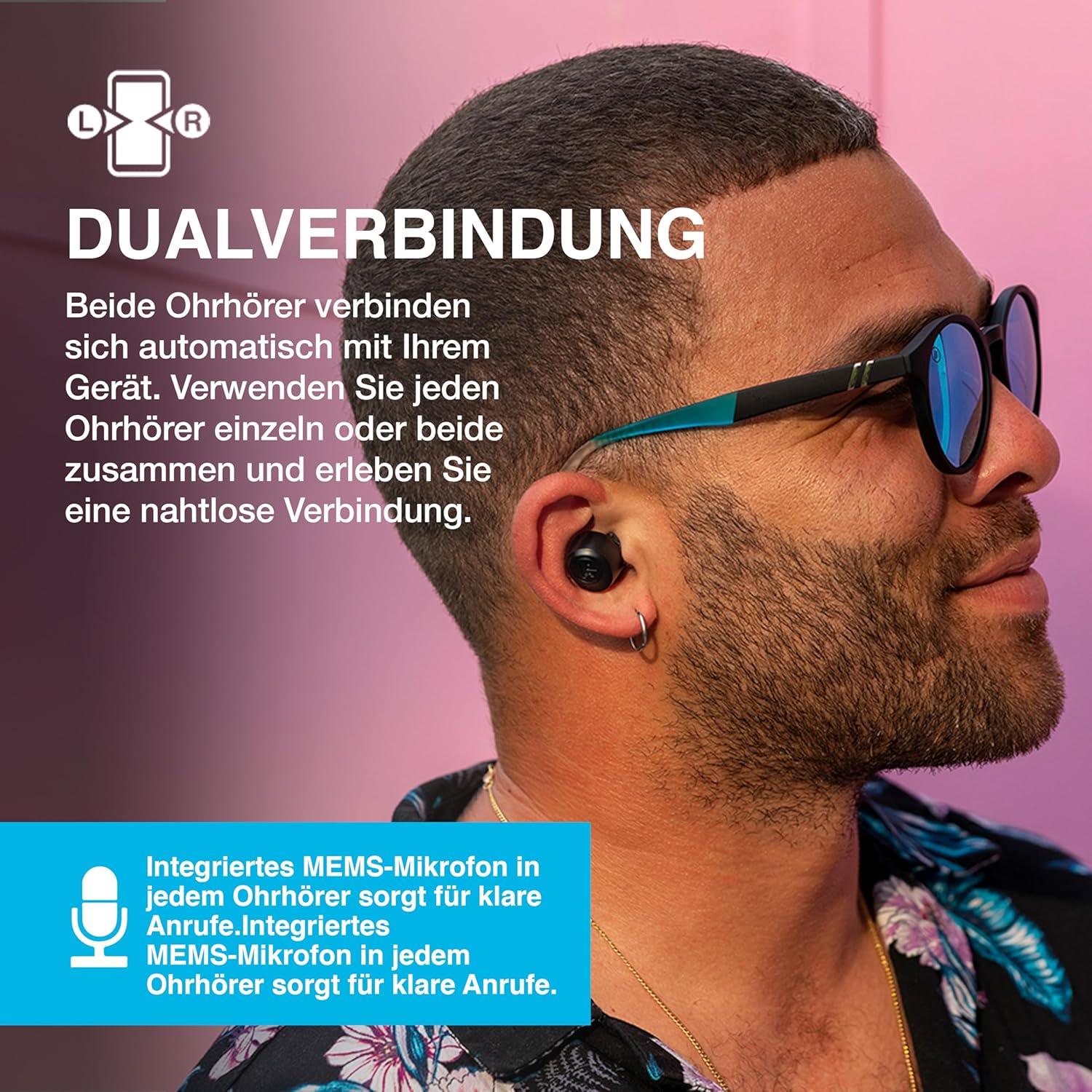 Thumbnail 4 de JLab Go Air Pop+ Bluetooth In-Ear 35+ Std