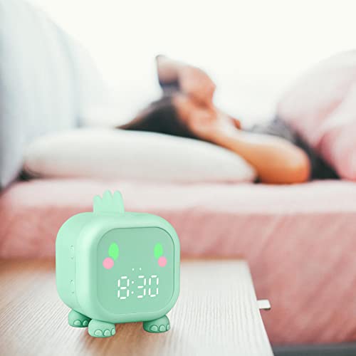 Thumbnail 6 de Ayybboo Réveil Lumineux pour Enfants, horloge numérique LED avec veilleuse