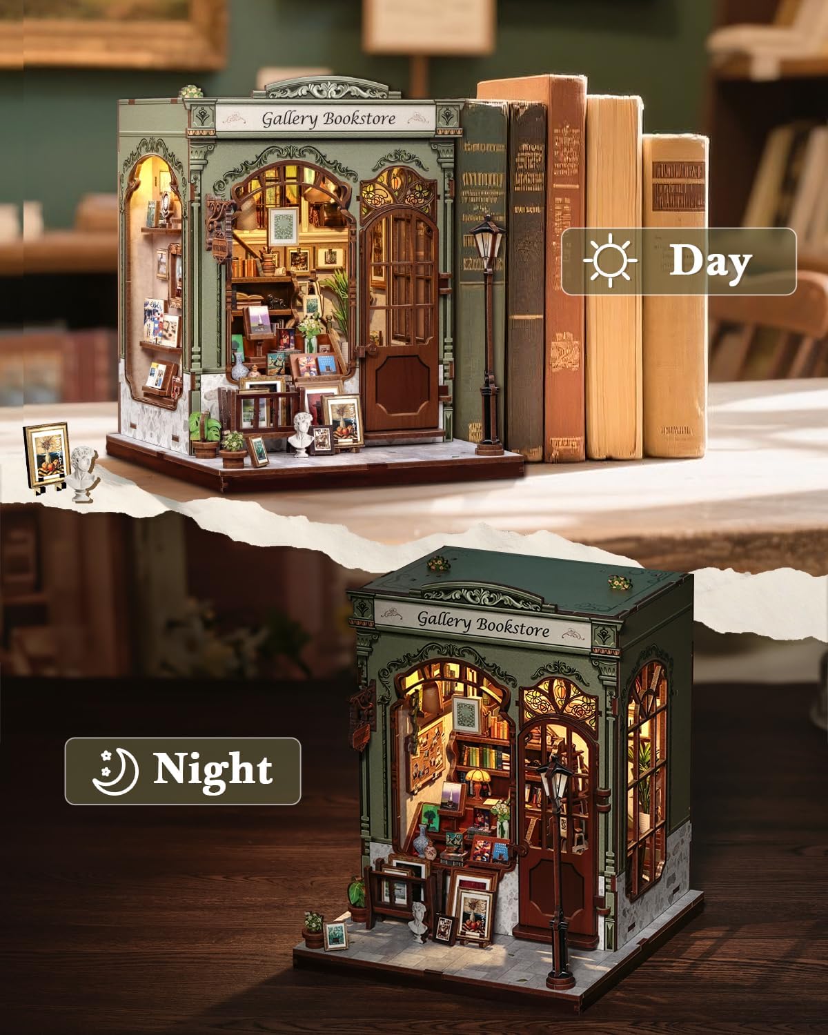 Thumbnail 5 de CUTEBEE Book Nook Kit 14+
