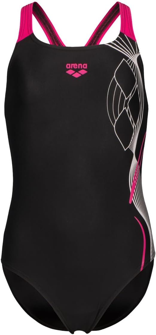 Thumbnail 4 de Maillot de bain une pièce fille Arena Swim Pro Logo (lot de 1) — matière extensible et confortable