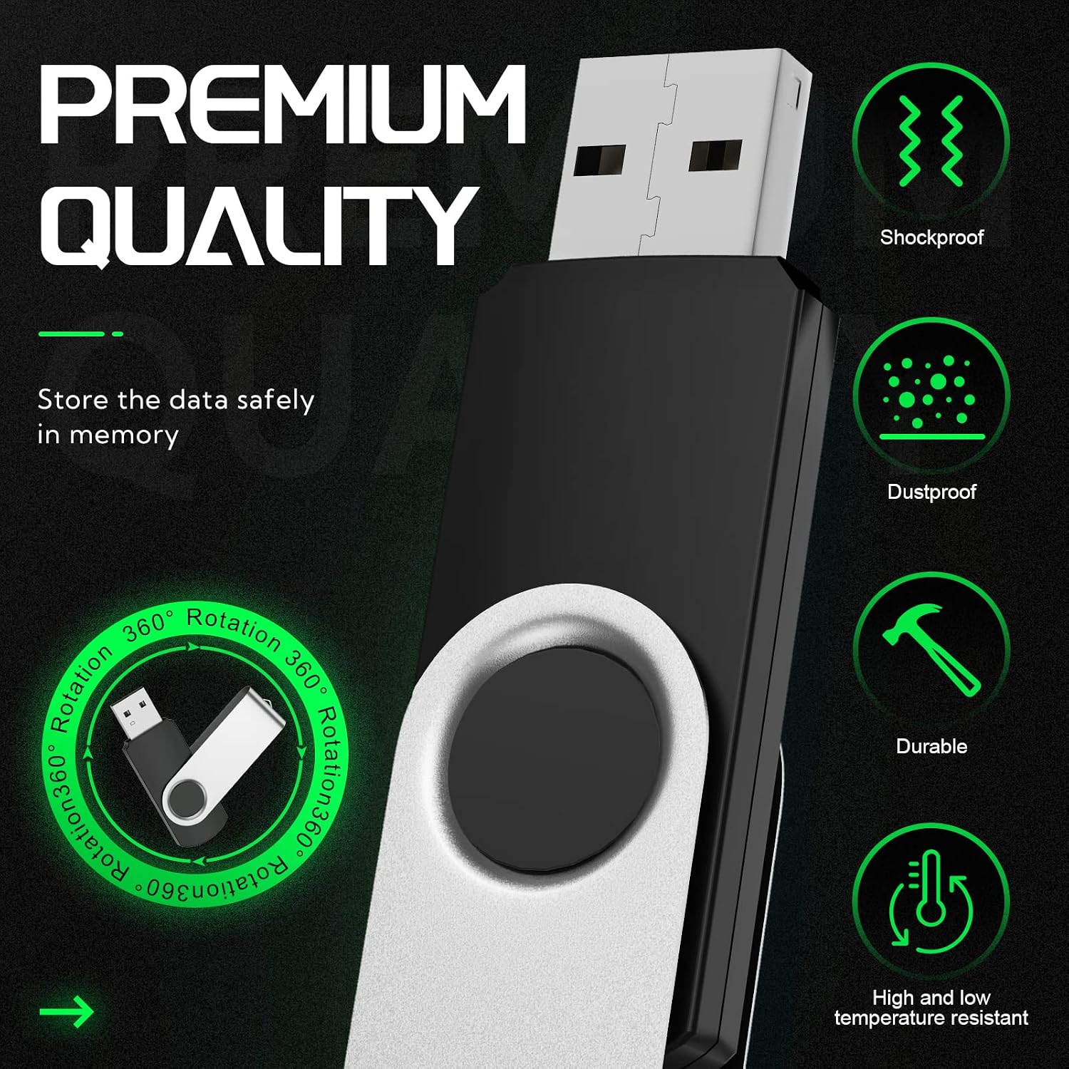 Thumbnail 3 de FEBNISCTE USB Sticks 16 GB bunt 10er