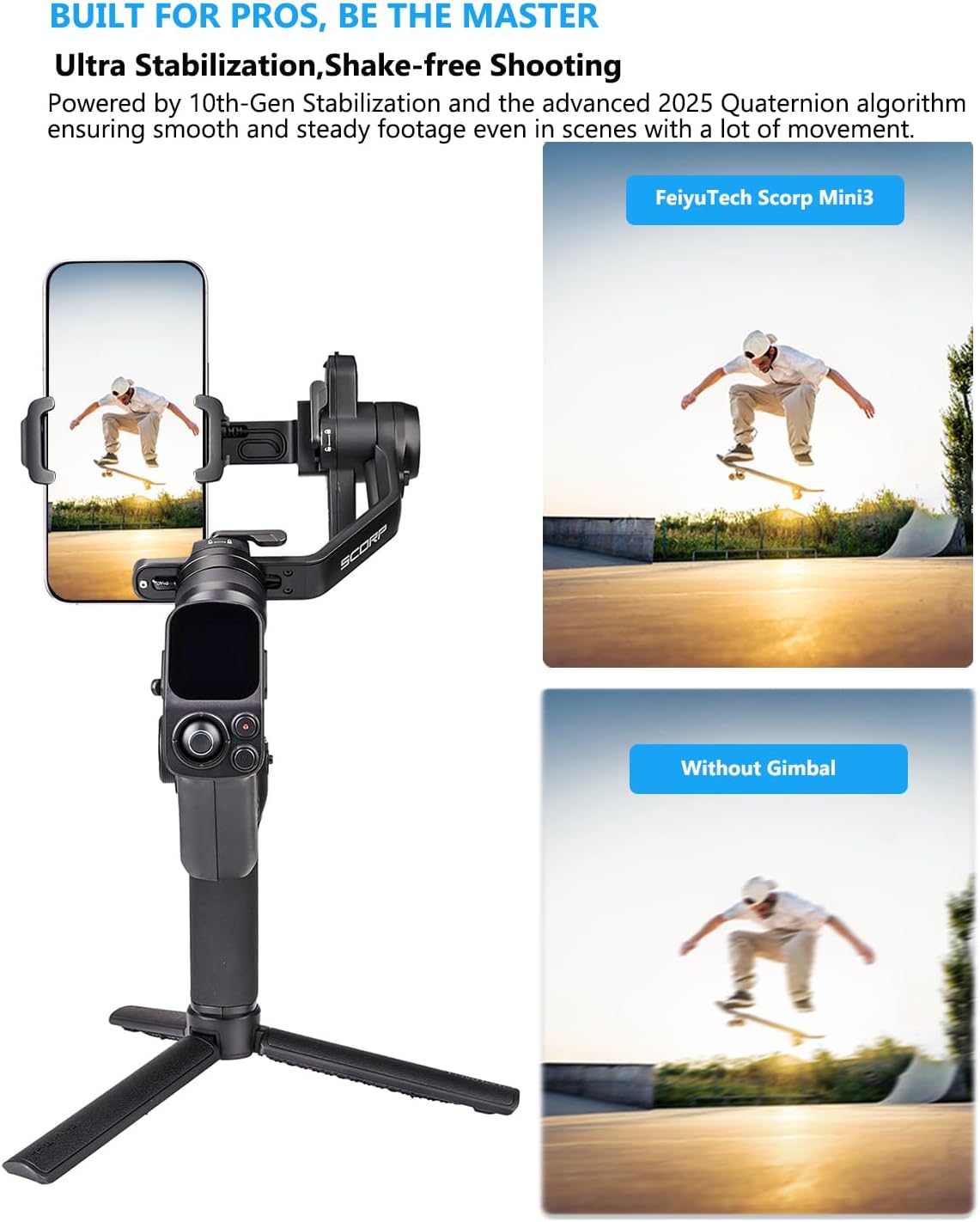 Detalle de FeiyuTech Scorp Mini 3 Gimbal Stabilizer for iPhone