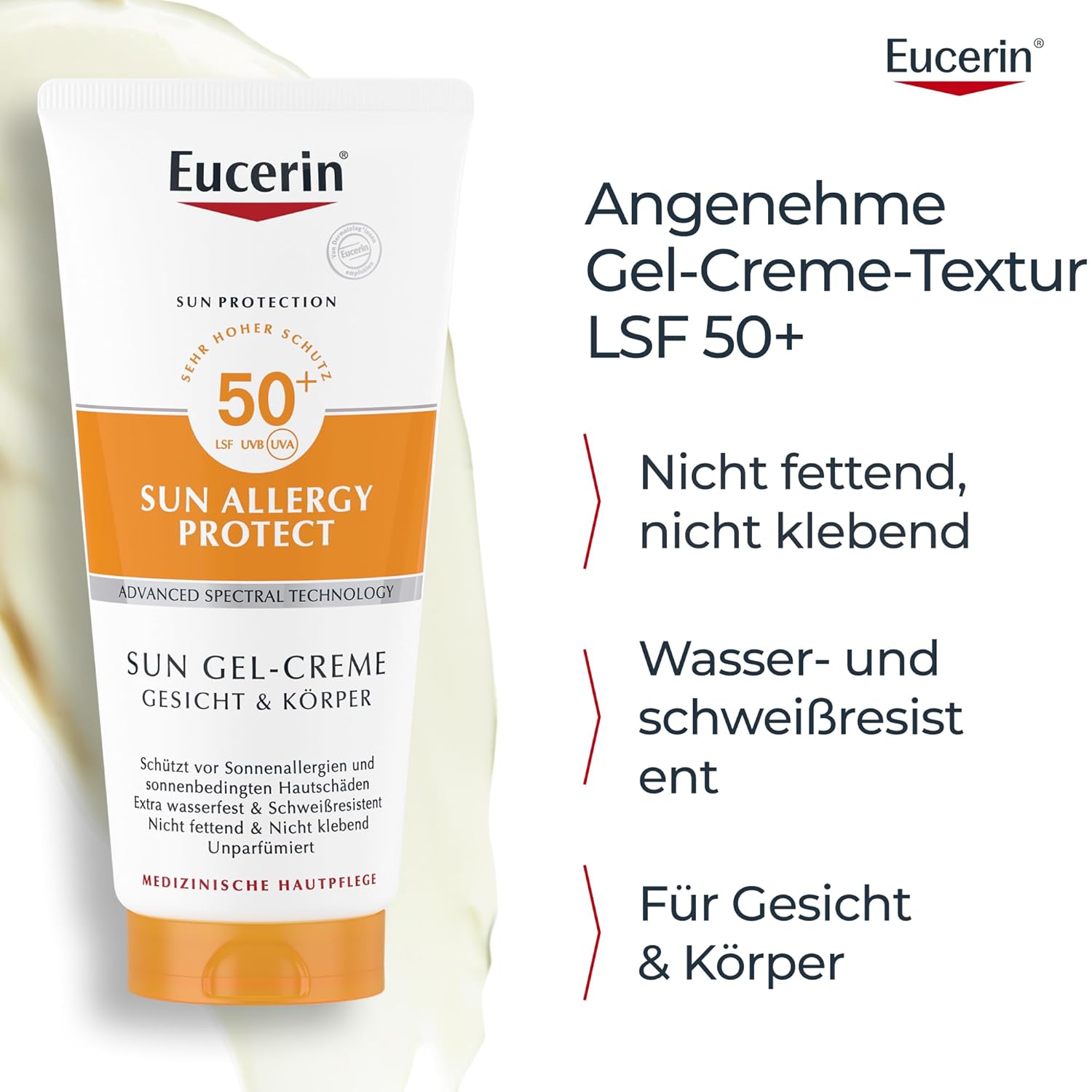 Thumbnail 5 de Eucerin Sun Allergy Protect Sun Gel-Creme LSF 50+ (unparfümiert) – Schutz bei sonnenallergischer, empfindlicher Haut