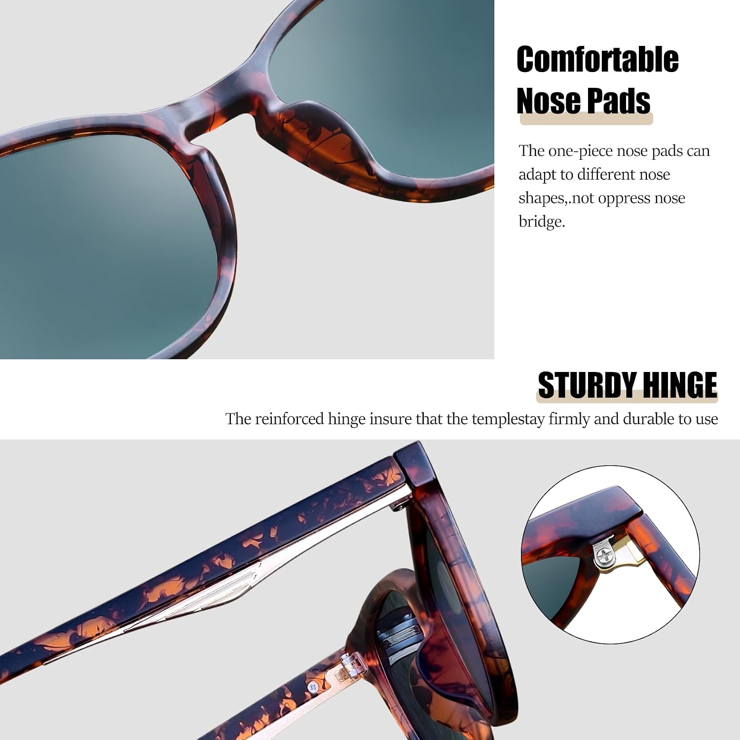 Thumbnail 2 de KANASTAL Lunettes de Soleil Femme Polarisées Vintage