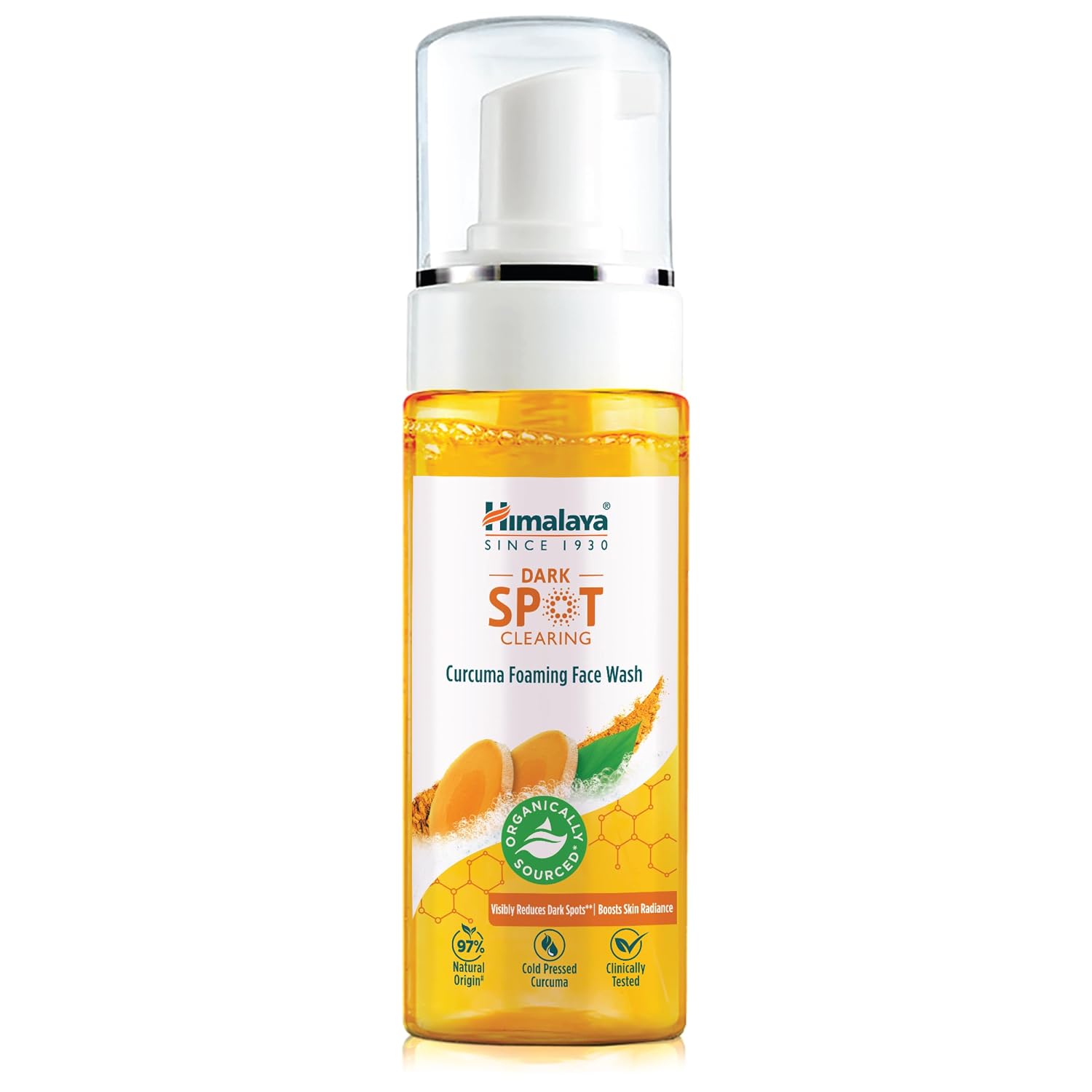 Himalaya Dark Spot Clearing Kurkuma schäumendes Gesichtswaschmittel, 150 ml