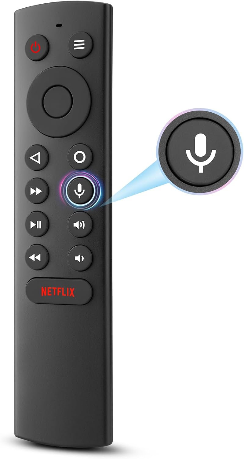 Detalle de LOUTOC TX4-P3700 Voice Remote for NVIDIA SHIELD TV, Voice Search, 50-Foot Range