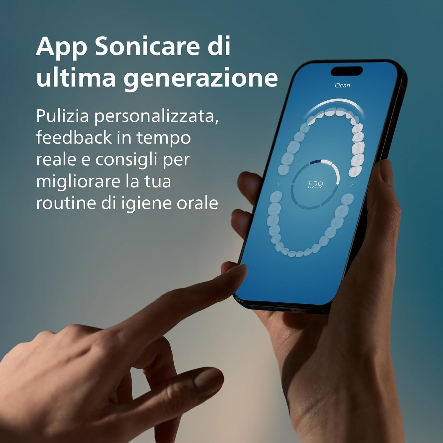 Thumbnail 6 de Philips Sonicare DiamondClean Smart 9400 HX9917/88: spazzolino elettrico sonico con app
